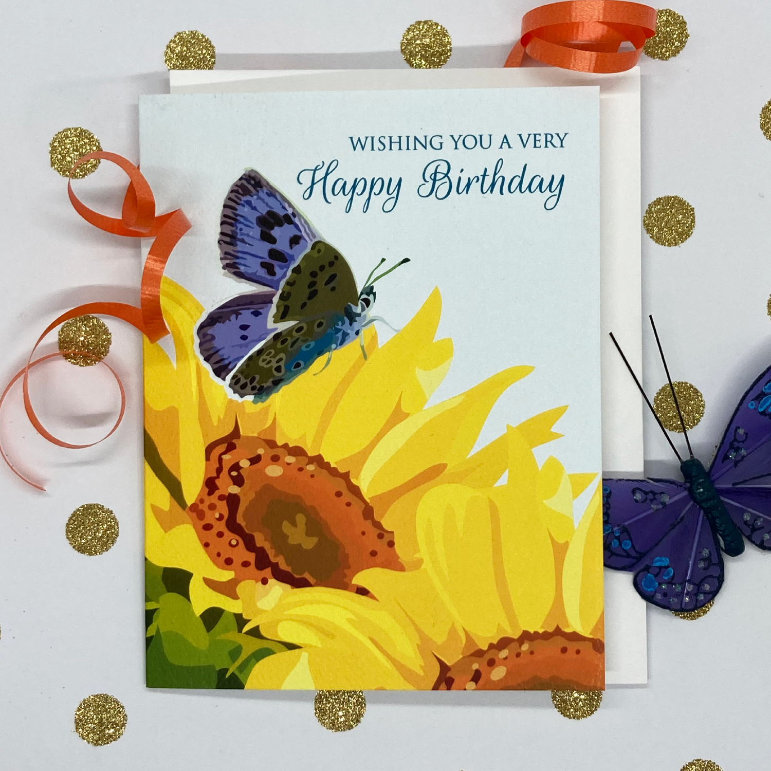 Sunflower Butterfly Birthday - Image 3