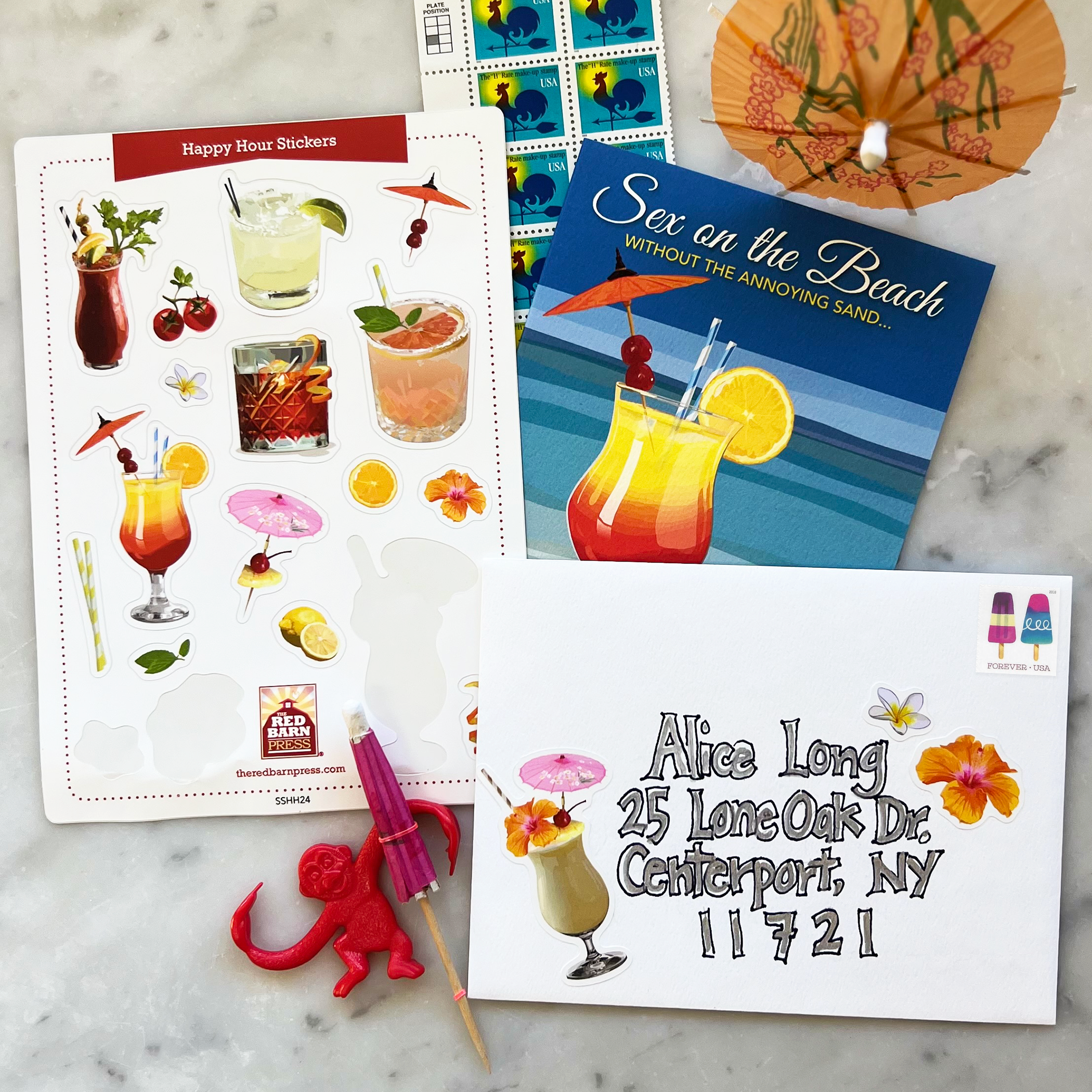 Happy Hour Cocktail Sticker Sheet - Image 2
