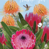 Protea Thank You Card