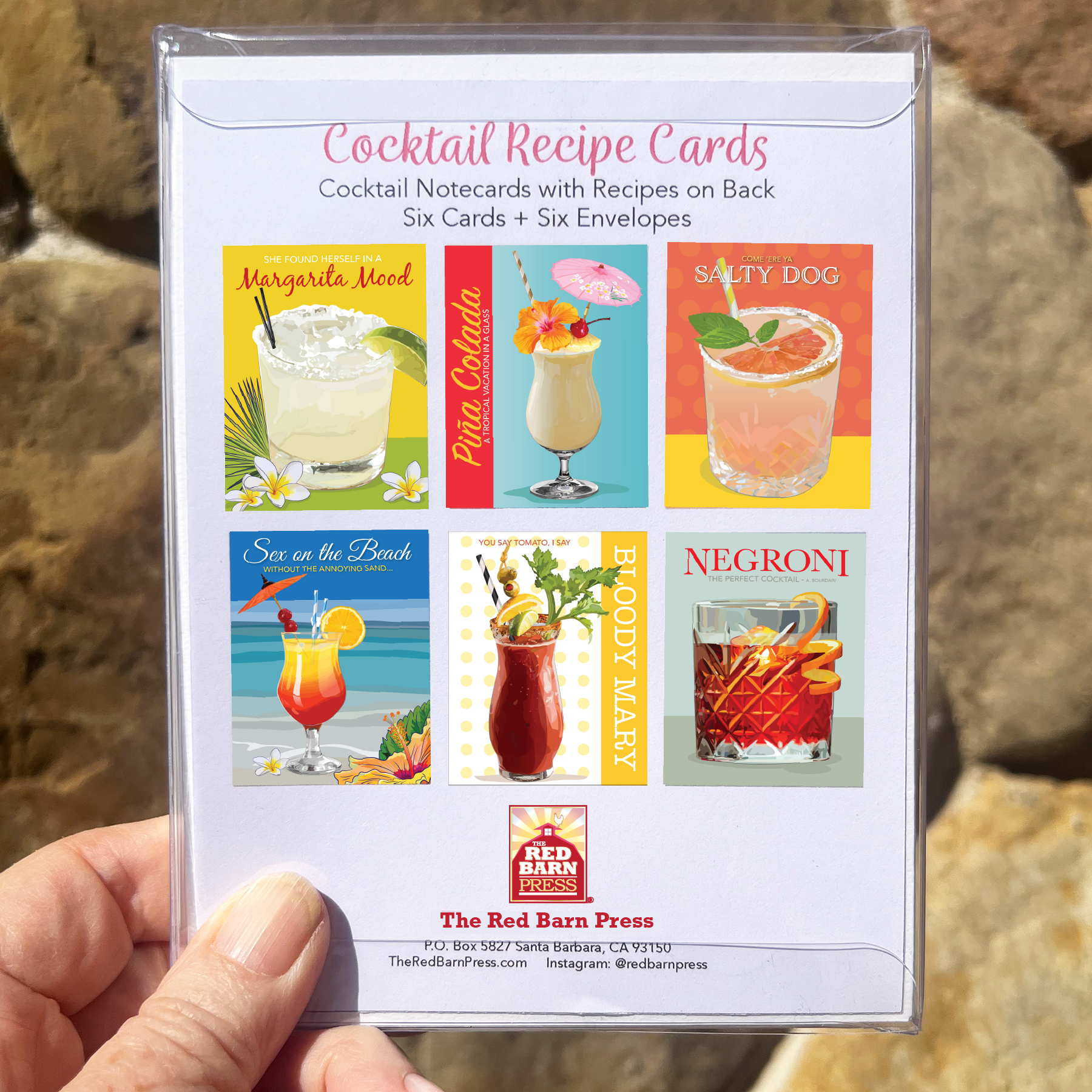 Cocktail Recipe Cards Gift Box - Image 4