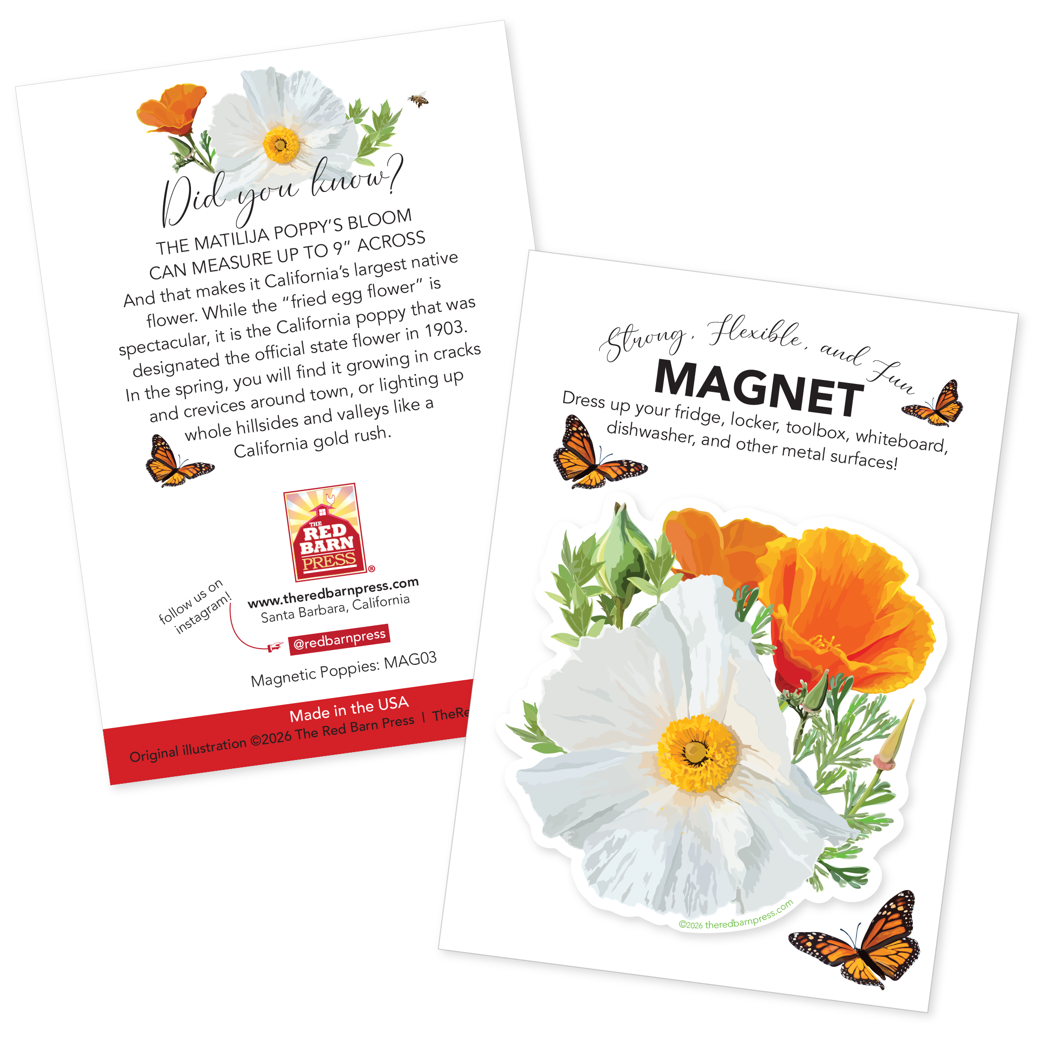 California Poppies Magnet - Image 2