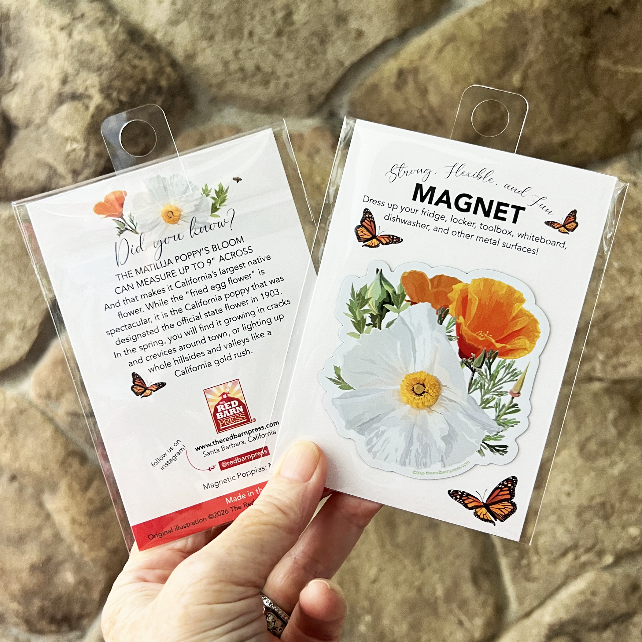California Poppies Magnet